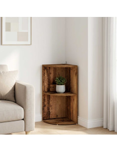 Mensola angolare 2 livelli 41,5 x 41,5 x 72 cm