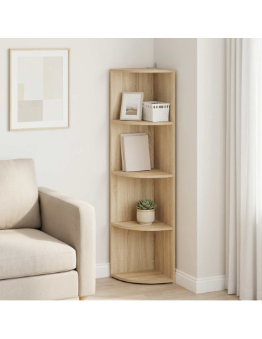 Mensola angolare 4 livelli 41,5 x 41,5 x 143 cm