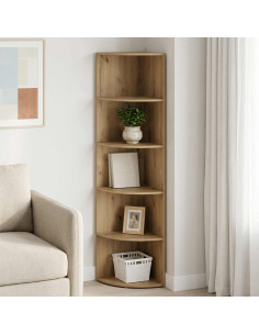 Mensola angolare 5 livelli 41,5 x 41,5 x 178 cm
