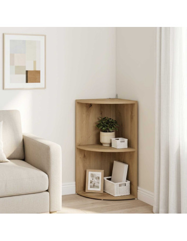 Mensola angolare 2 livelli 41,5 x 41,5 x 72 cm