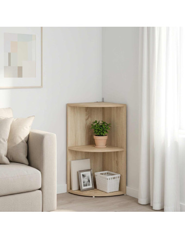 Mensola angolare 2 livelli 41,5 x 41,5 x 72 cm