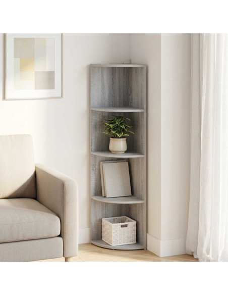 Mensola angolare 4 livelli 31,5 x 31 x 130 cm