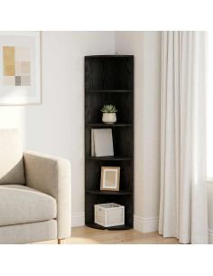 Mensola angolare 4 livelli 41,5 x 41,5 x 143 cm
