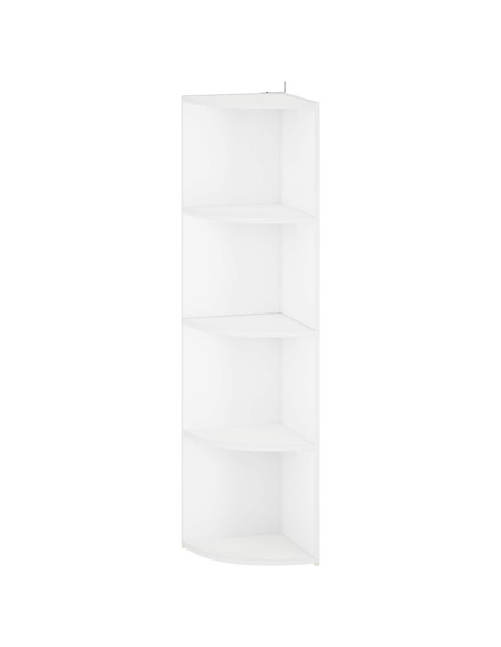 Mensola angolare 4 livelli 31,5 x 31 x 130 cm
