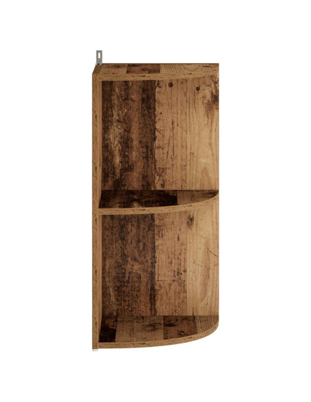 Mensola angolare 2 livelli 41,5 x 41,5 x 72 cm