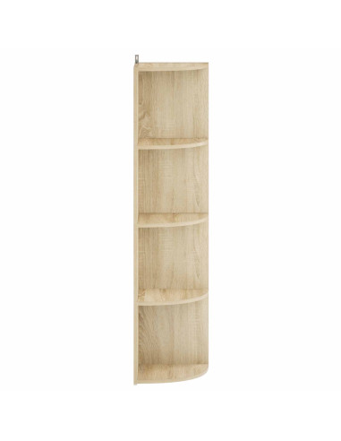 Mensola angolare 4 livelli 41,5 x 41,5 x 143 cm