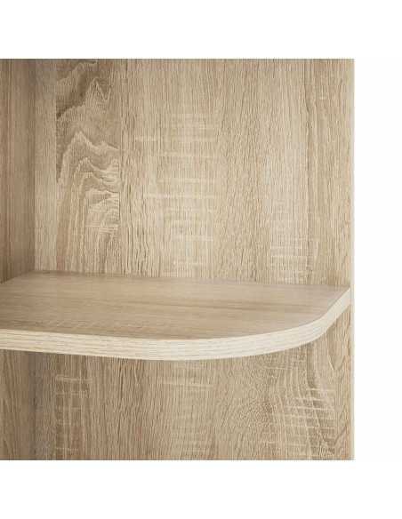 Mensola angolare 4 livelli 41,5 x 41,5 x 143 cm
