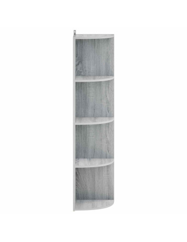Mensola angolare 4 livelli 41,5 x 41,5 x 143 cm