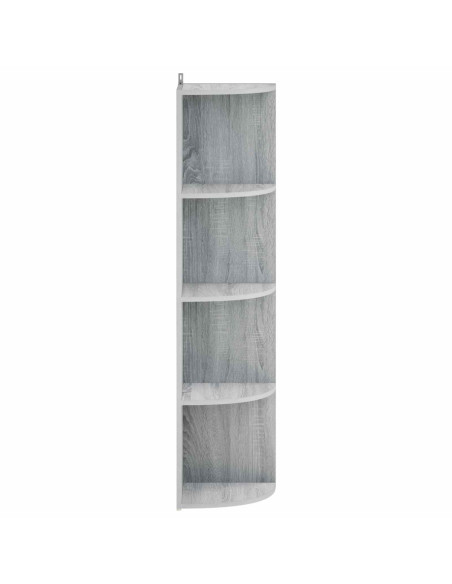 Mensola angolare 4 livelli 41,5 x 41,5 x 143 cm