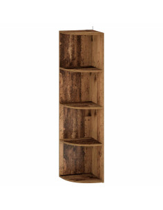 Mensola angolare 4 livelli 31,5 x 31 x 130 cm 2