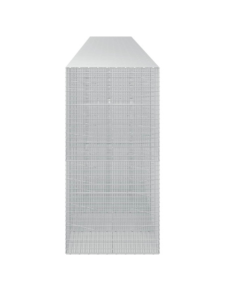 Gabione con Filo da 5 mm e Rete da 5x2,5 cm 1200x100x200 cm