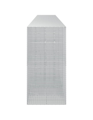 Gabione con Filo da 5 mm e Rete da 5x2,5 cm 1100x100x200 cm
