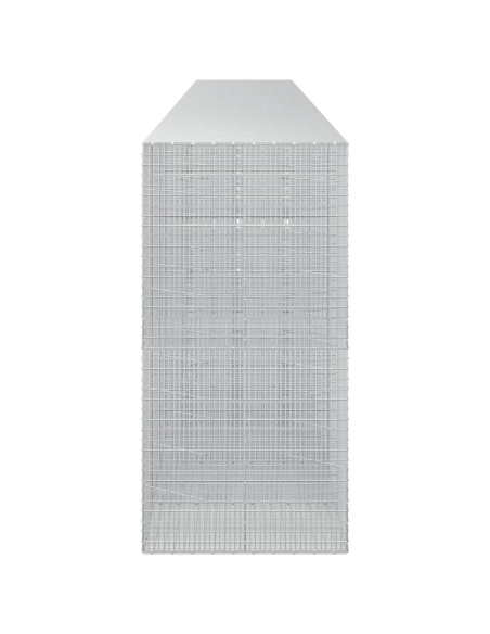 Gabione con Filo da 5 mm e Rete da 5x2,5 cm 1100x100x200 cm