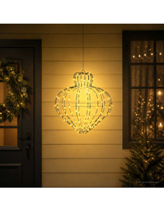 Luce a punta di Natale 192 LED Bianco caldo Diam. 40 x 40 cm