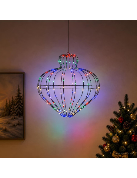 Luce a punta di Natale 192 LED Multicolore Diam. 40 x 40 cm