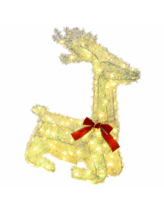 Renna di Natale 3D LOVIISA 140 LED Bianco caldo 55 x 22 x 63 cm 2