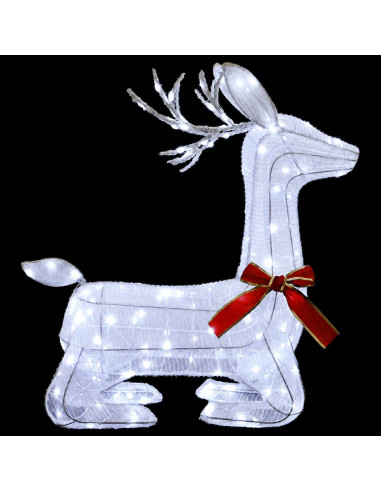 Renna di Natale 3D LOVIISA 140 LED Bianco freddo