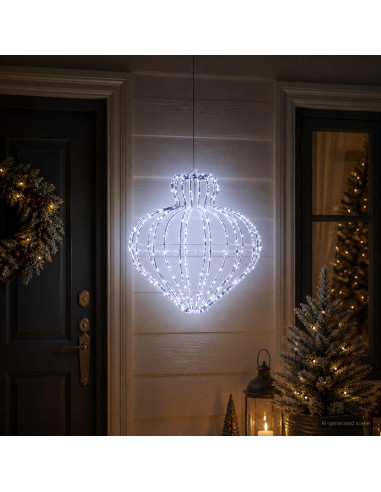 Luce a punta di Natale 192 LED Bianco freddo Diam. 40 x 40 cm