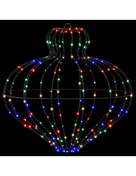 Luce a punta di Natale 2 pz 384 LED Multicolore