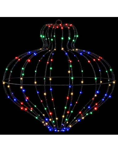 Luce a punta di Natale 192 LED Multicolore Diam. 40 x 40 cm