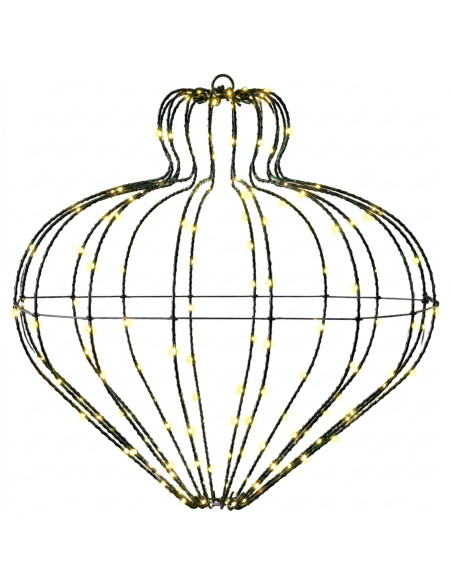 Luce a punta di Natale 2 pz 384 LED Bianco caldo