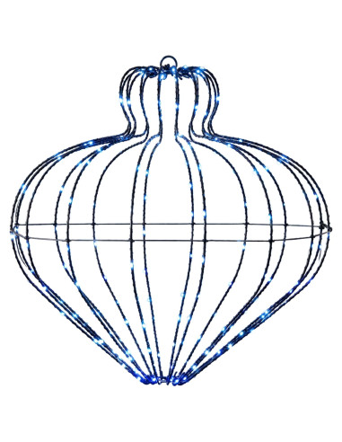Luce a punta di Natale 2 pz 384 LED Blu Diam. 40 x 40 cm