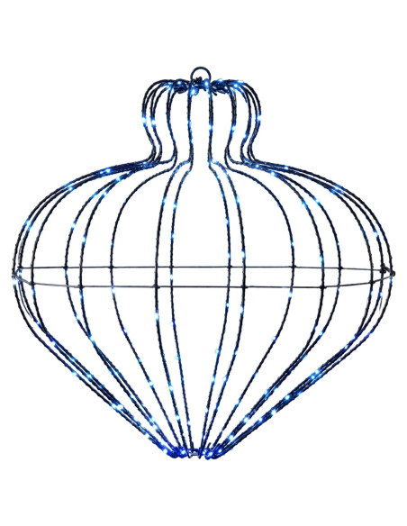 Luce a punta di Natale 2 pz 384 LED Blu Diam. 40 x 40 cm