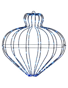 Luce a punta di Natale 192 LED Blu Diam. 40 x 40 cm 2