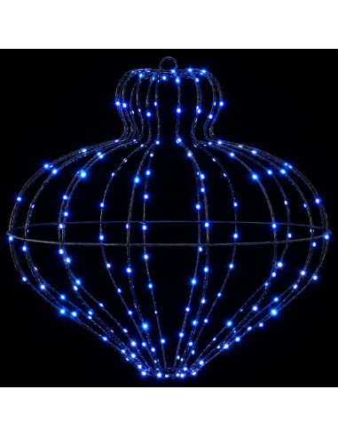 Luce a punta di Natale 192 LED Blu Diam. 40 x 40 cm