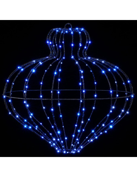 Luce a punta di Natale 192 LED Blu Diam. 40 x 40 cm