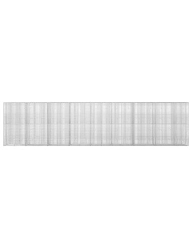 Gabione con Filo da 5 mm e Rete da 5x2,5 cm 850x30x200 cm