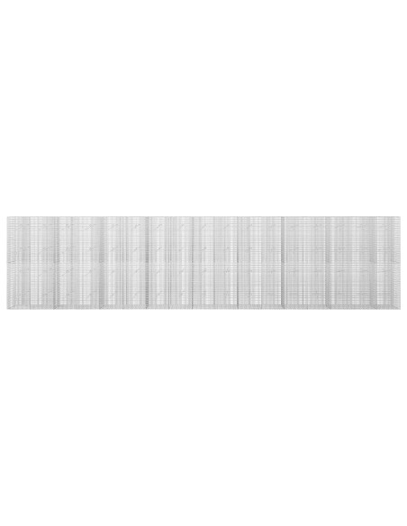 Gabione con Filo da 5 mm e Rete da 5x2,5 cm 850x20x200 cm