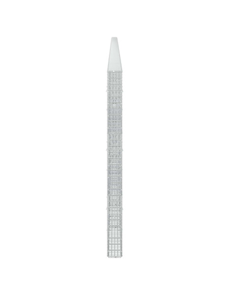 Gabione con Filo da 5 mm e Rete da 5x2,5 cm 1200x10x150 cm