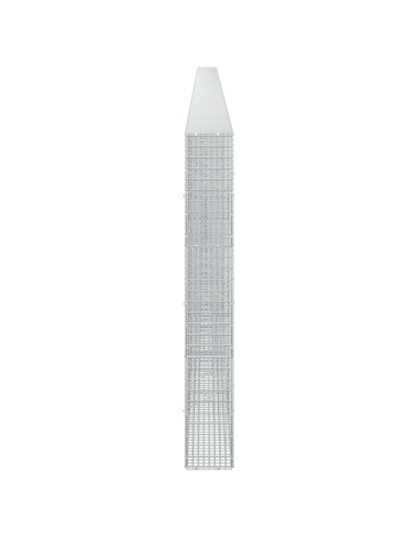Gabione con Filo da 5 mm e Rete da 5x2,5 cm 1100x20x150 cm