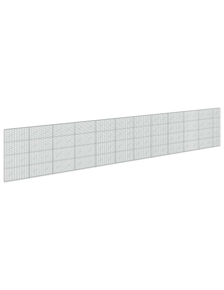 Gabione con Filo da 5 mm e Rete da 5x10 cm 1150x10x200 cm