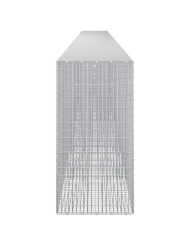 Gabione con Filo da 5 mm e Rete da 5x2,5 cm 900x50x100 cm