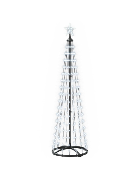 Albero di Natale a cono LED 180 cm 250 LED Bianco freddo