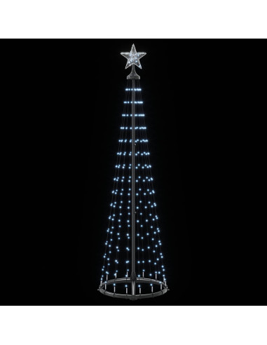 Albero di Natale a cono LED 180 cm 250 LED Bianco freddo