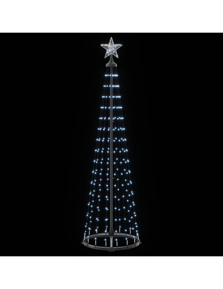 Albero di Natale a cono LED 180 cm 250 LED Bianco freddo