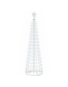 Albero di Natale a cono LED 180 cm 250 LED Bianco freddo 2