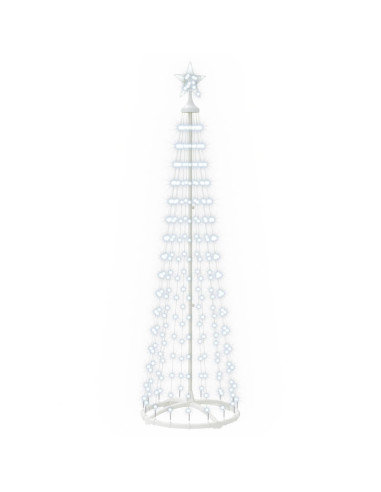 Albero di Natale a cono LED 180 cm 250 LED Bianco freddo