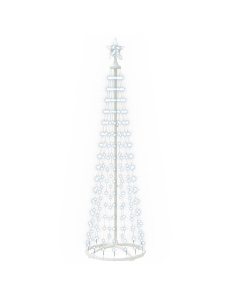 Albero di Natale a cono LED 180 cm 250 LED Bianco freddo