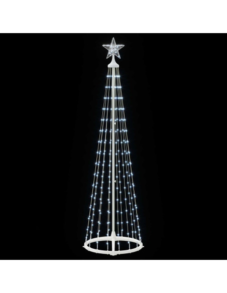 Albero di Natale a cono LED 180 cm 250 LED Bianco freddo