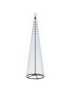 Albero di Natale a cono LED 250 cm 470 LED Bianco freddo 2