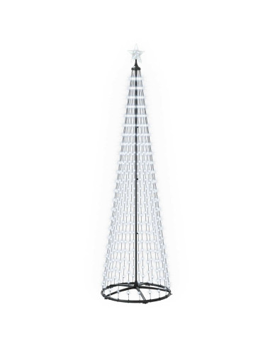 Albero di Natale a cono LED 250 cm 470 LED Bianco freddo