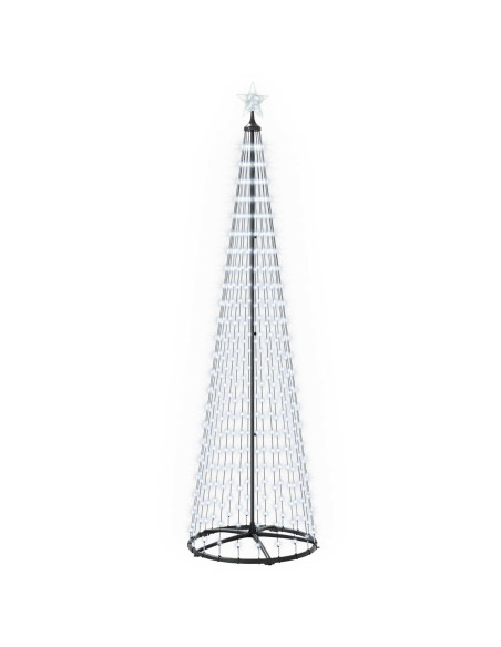 Albero di Natale a cono LED 250 cm 470 LED Bianco freddo