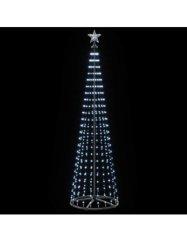 Albero di Natale a cono LED 250 cm 470 LED Bianco freddo