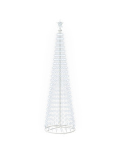 Albero di Natale a cono LED 250 cm 470 LED Bianco freddo 2