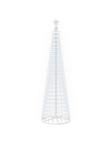 Albero di Natale a cono LED 250 cm 470 LED Bianco freddo