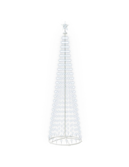 Albero di Natale a cono LED 250 cm 470 LED Bianco freddo